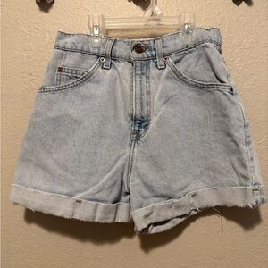 Levi Women’s Light Blue High-Waisted Denim Shorts